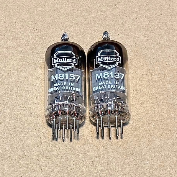Lot De 3 Tubes CV4004 Mullard Britanniques - ECC83 ECC83S 12AX7S - Boîte Plaque Nervurée - Testés