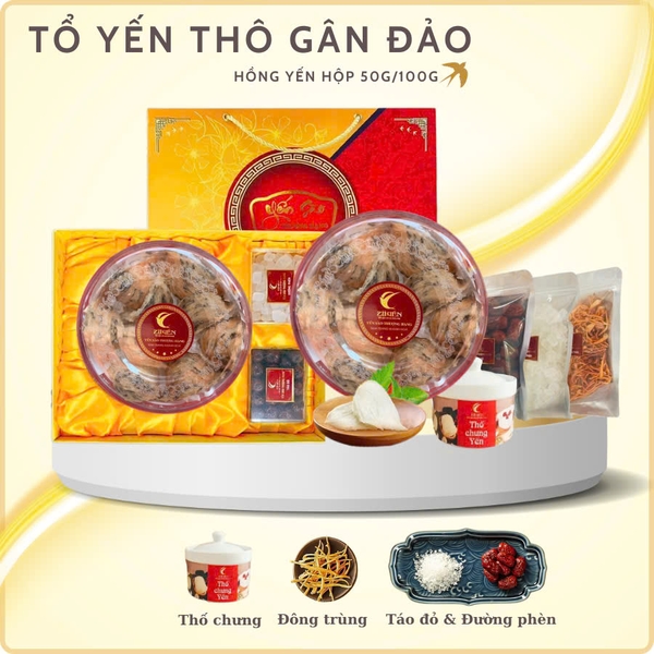 Tổ yến thô gân đảo