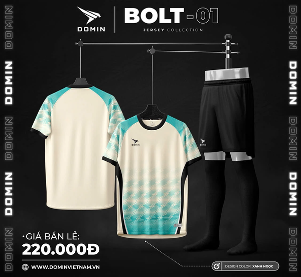 Bộ Quần Áo Bóng Đá Domin BOLT 01