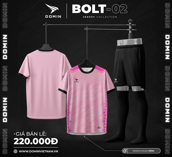 Bộ Quần Áo Bóng Đá Domin BOLT 02