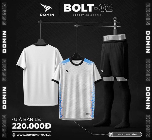 Bộ Quần Áo Bóng Đá Domin BOLT 02