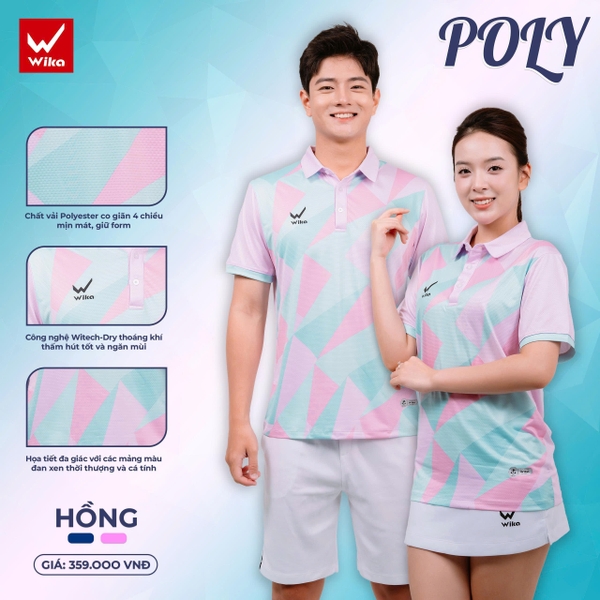 Áo thể thao Polo Wika Poly
