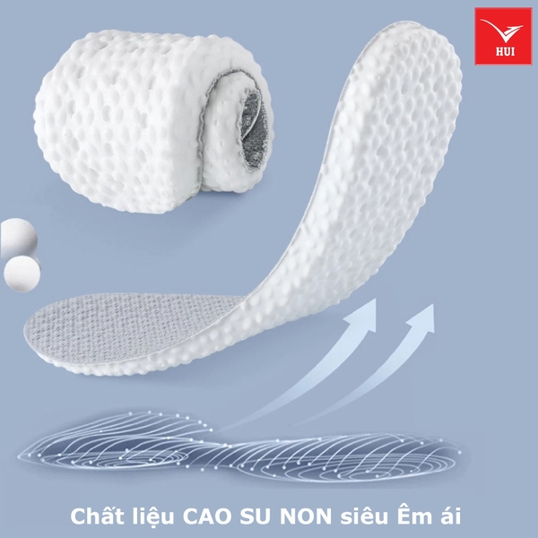 Lót giày thể thao đế cao su non