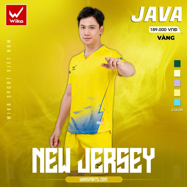Bộ quần áo bóng đá Wika Java