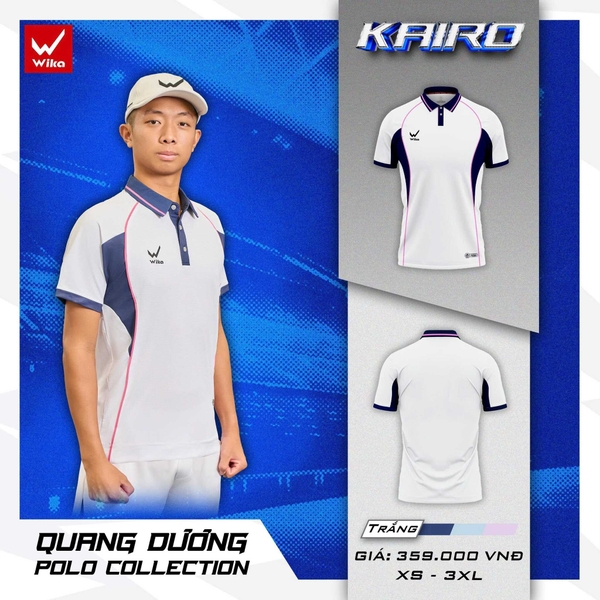 Áo thể thao Polo Wika Kairo Quang Dương