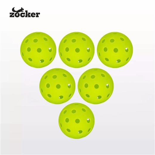 Quả bóng tập luyện Pickleball nhựa cứng màu ngẫu nhiên vợt pickleball