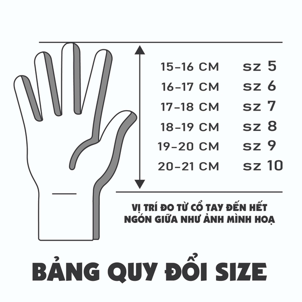 Găng tay thủ môn GKVN Lì