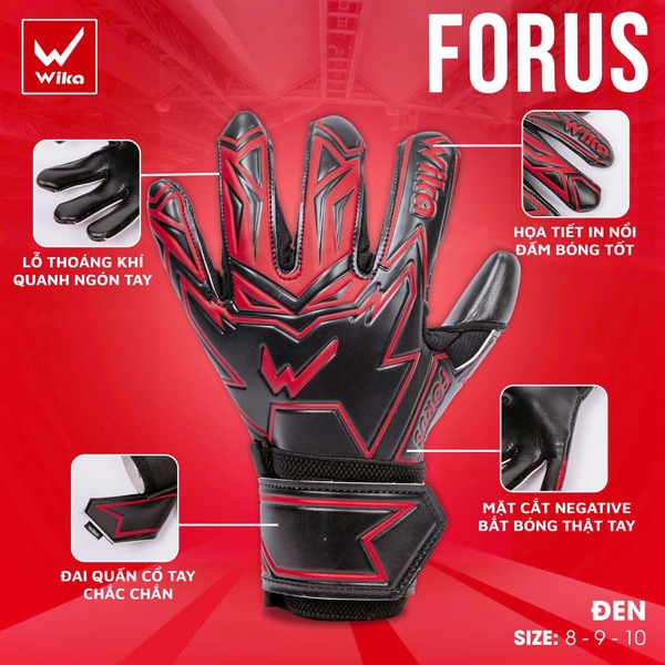 Găng tay thủ môn Wika Forus
