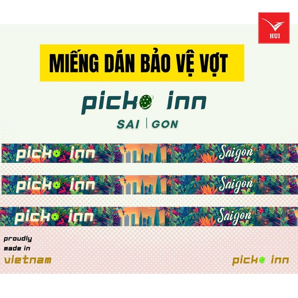 Miếng dán viền bảo vệ vợt Pickleball Picko inn - Độ Dính Cao, Bảo Vệ Tốt Cạnh Vợt