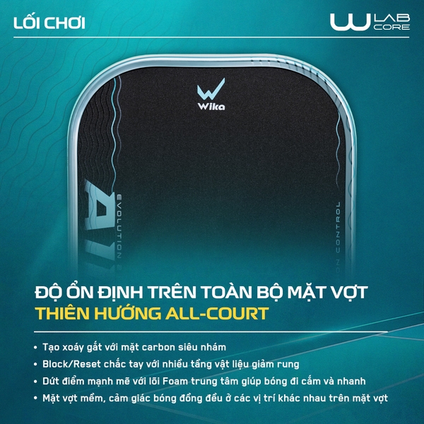 Vợt Pickleball Wika Quang Dương Air 2