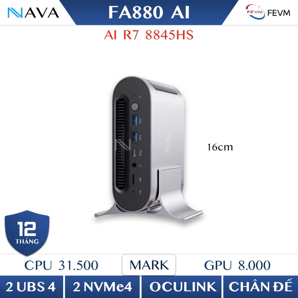 FEVM FA880 AMD R7 8845HS MiniPC Oculink | USB4 NAVA STORE