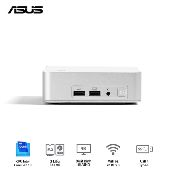 RNUC13ANKI500000I ASUS TeK i5-1340P小型PC Mini PC ASUS NUC 13 Pro Desk Edition RNUC13VYKI50006 ( Core i5