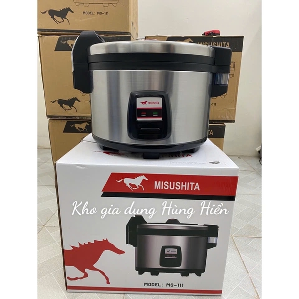 Nồi cơm điện Misushita MS-111 - Dung tích 5,6L - Công suất 1900W - Hàng chính hãng bảo hành 12 tháng