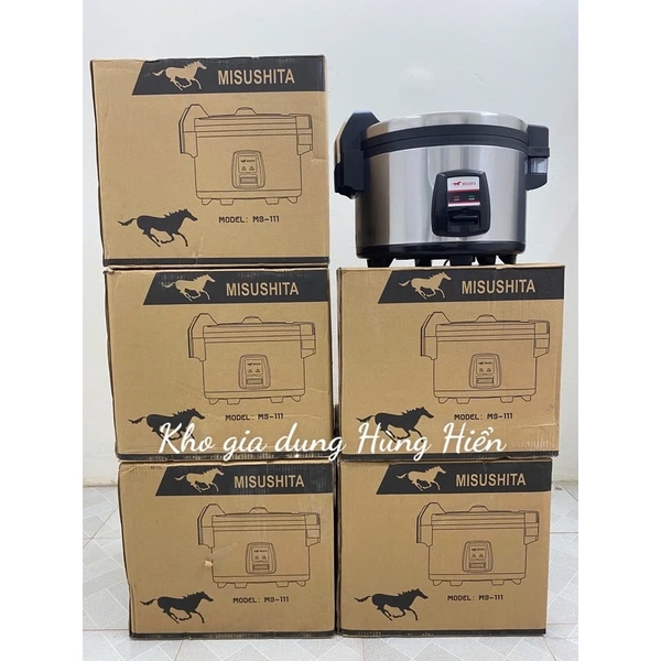Nồi cơm điện Misushita MS-111 - Dung tích 5,6L - Công suất 1900W - Hàng chính hãng bảo hành 12 tháng