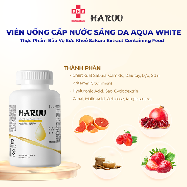 Viên uống Aqua White Haruu