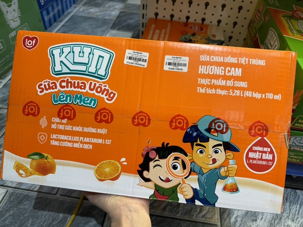Sữa Kun SCU lên men Hương cam 110ml