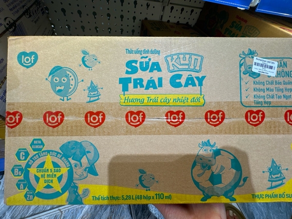 sữa Kun hương trái cây 110ml