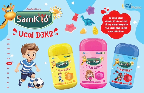 Kẹo dẻo Samkid Ucal D3K2