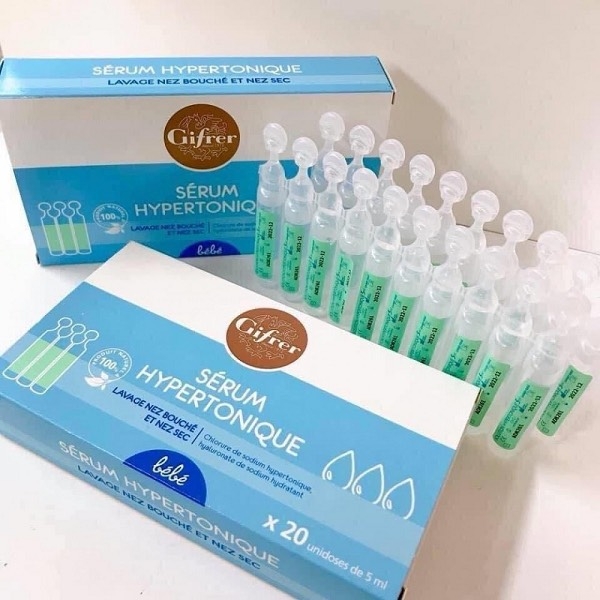 Nước muối kháng viêm Gifrer septinasal unidoses xanh