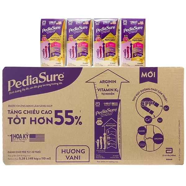 Sữa hộp pediasure hộp 110ml
