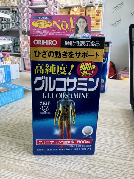 Viên uống Glucosamine Orihiro 900 Viên - nội địa Nhật