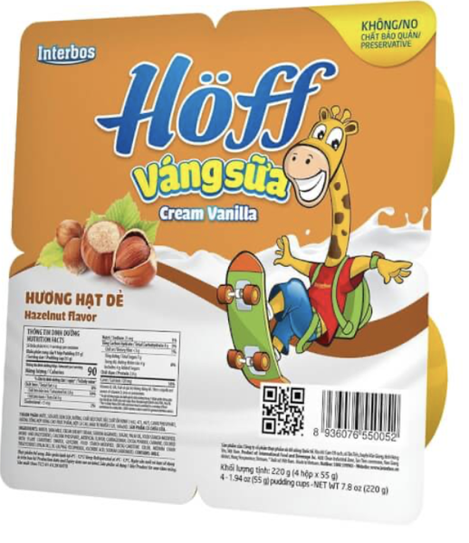váng sữa hoff hạt dẻ