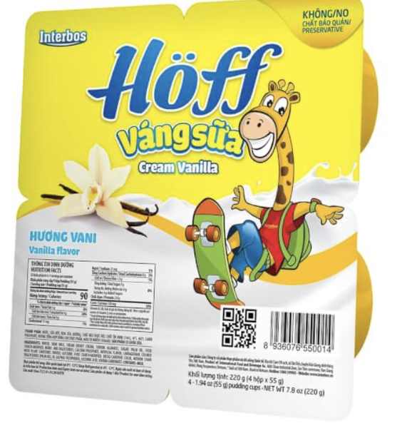váng sữa hoff vani
