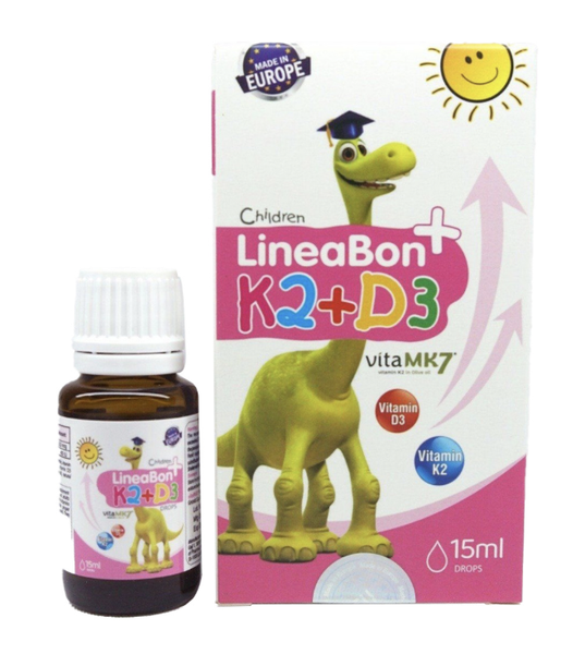 Line Bon K2 + D3 Drops hồng 15ml