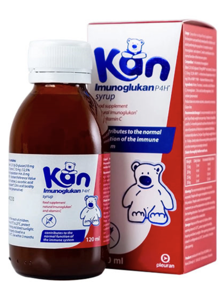 Siro Kan Imunoglukan P4H hỗ trợ tăng đề kháng cho bé chai 120ml