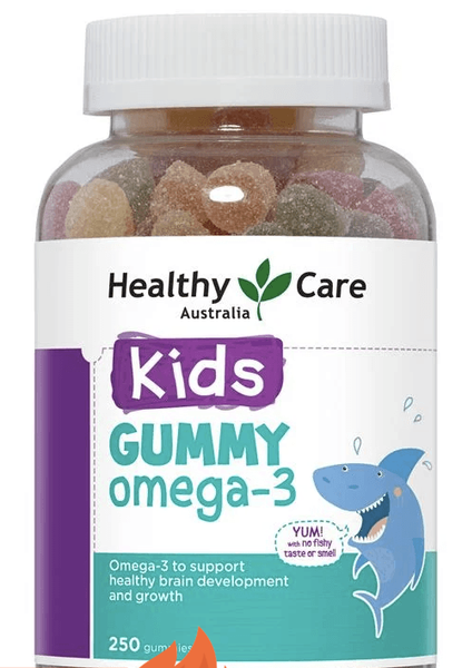 Kẹo dẻo Gummy Omega 3 Úc Healthy Care - 250 viên