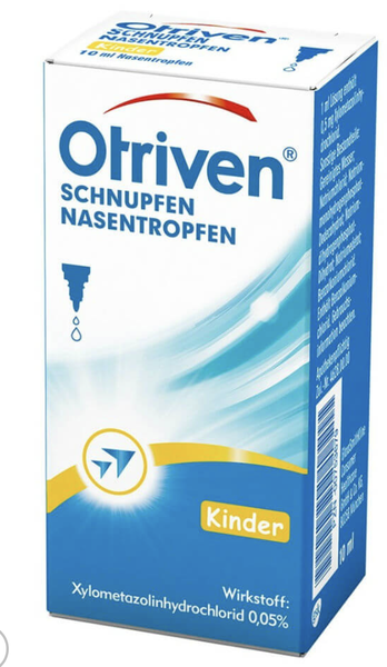 Thuốc Nhỏ Mũi Otriven 0,05% Nasentropfen Cho Bé 2- 6 Tuổi, 10ml
