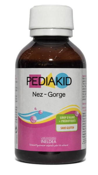 Siro Pediakid Nez-Gorge giúp làm sạch, thông thoáng đường mũi họng (125ml)