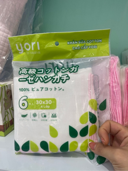 Khăn sữa cotton yori 102