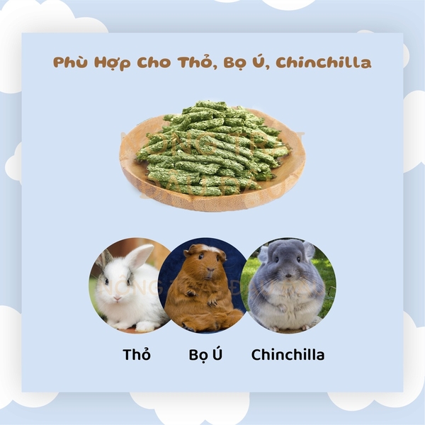 Que Bánh Cỏ Sợi Giòn Bổ Sung Hắc Kỷ Tử Giàu Chất Xơ, Protein Và Vitamin Cho Thỏ, Bọ Ú, Chinchilla 40g