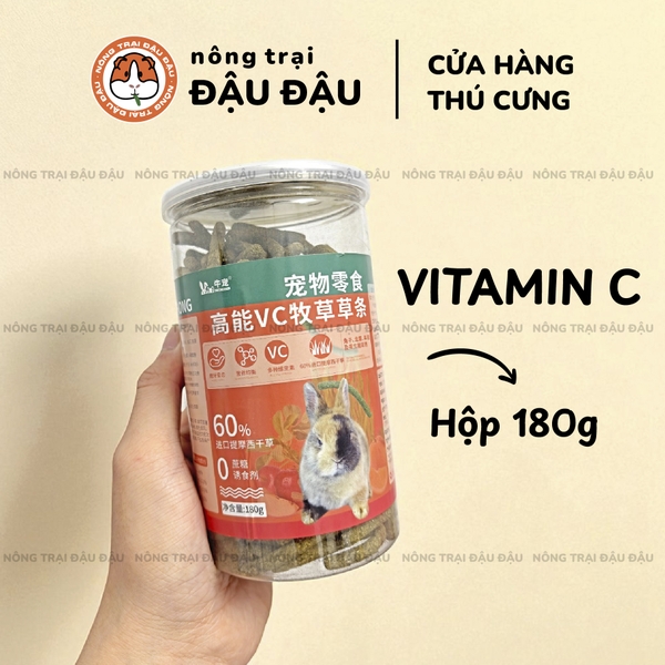 Bánh Cỏ Timothy Cho Thỏ, Bọ Ú, Chinchilla Bổ Sung Dinh Dưỡng Niu Chong