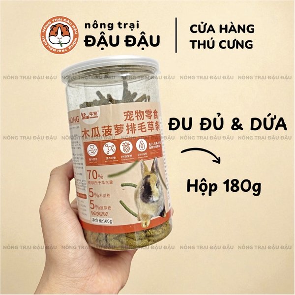 Bánh Cỏ Timothy Cho Thỏ, Bọ Ú, Chinchilla Bổ Sung Dinh Dưỡng Niu Chong