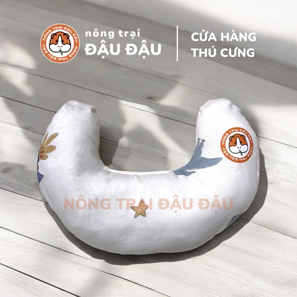 Gối Nằm Đậu Đậu Chuyên Dụng Cho Bọ Ú, Thỏ, Thú Nhỏ, Chó, Mèo