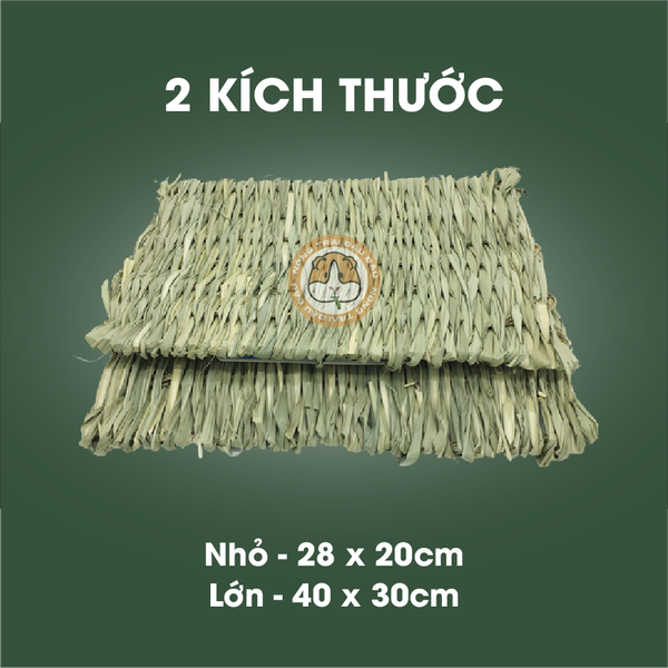 Thảm Cỏ Cho Thỏ, Bọ Ú, Chinchilla Dệt Thủ Công