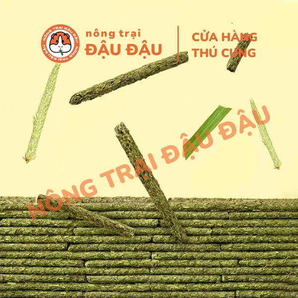 Bánh Cỏ Yee Cho Thỏ, Bọ Ú, Chinchilla, Hamster Thành Phần Từ 7 Loại Cỏ Giàu Chất Xơ