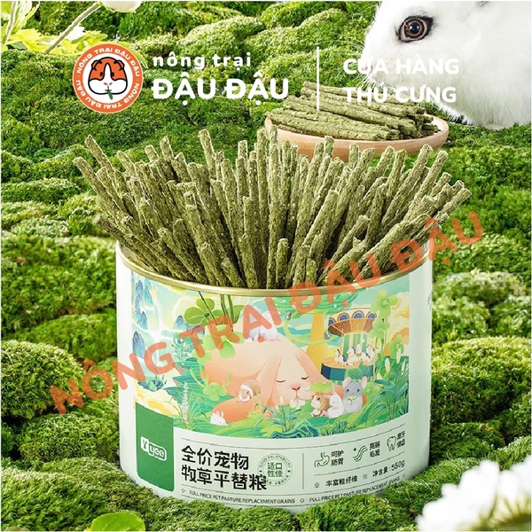 Bánh Cỏ Yee Cho Thỏ, Bọ Ú, Chinchilla, Hamster Thành Phần Từ 7 Loại Cỏ Giàu Chất Xơ