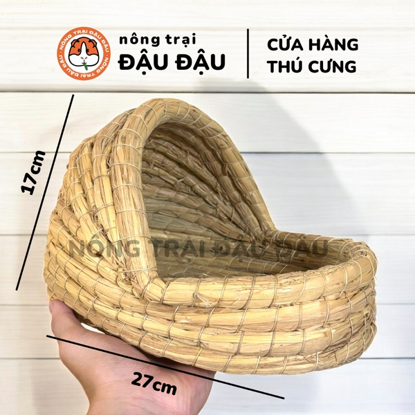 Tổ Rơm Trú Ẩn Cho Thỏ, Bọ Ú, Chinchilla Tổ Ngủ Cho Chuột Lang, Thỏ, Thú Nhỏ