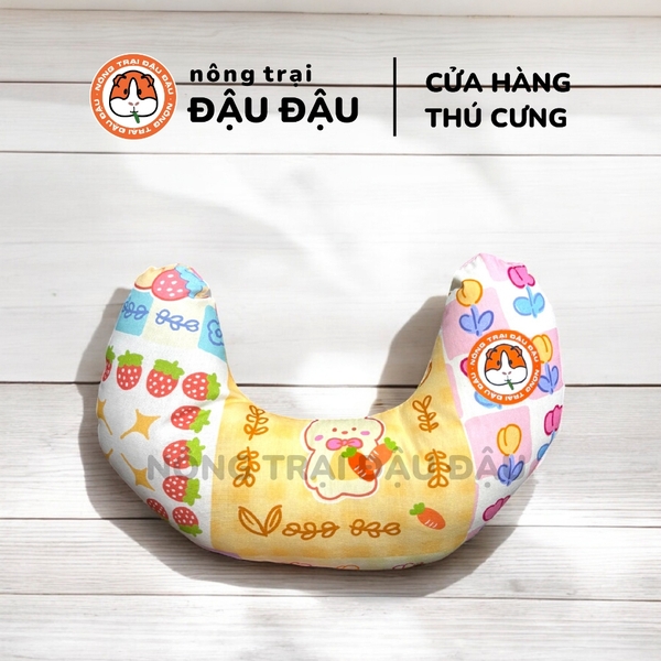 Gối Nằm Đậu Đậu Chuyên Dụng Cho Bọ Ú, Thỏ, Thú Nhỏ, Chó, Mèo