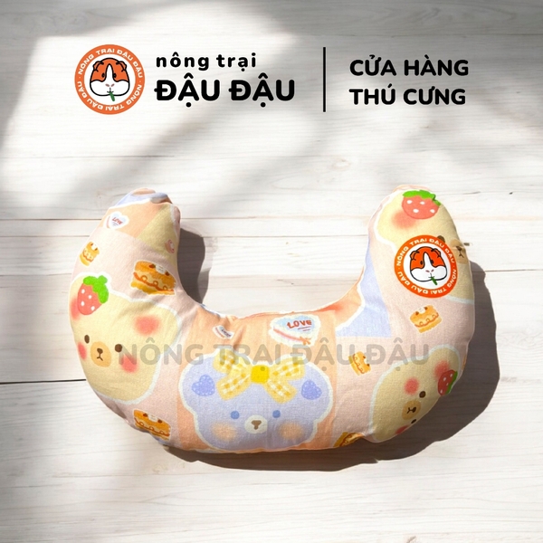 Gối Nằm Đậu Đậu Chuyên Dụng Cho Bọ Ú, Thỏ, Thú Nhỏ, Chó, Mèo