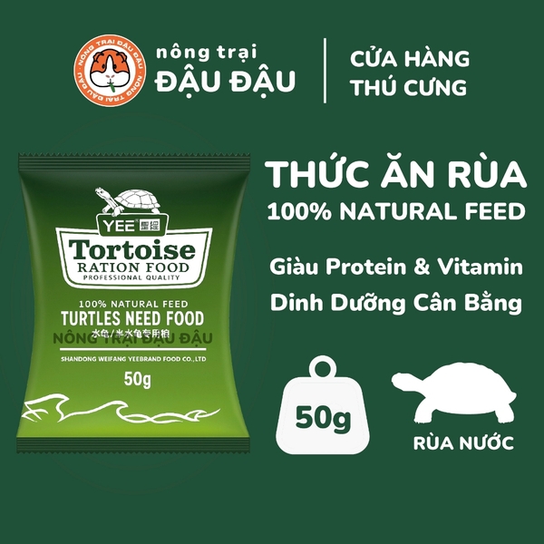 Rùa Yee TURTLES NEED FOOD - 50g