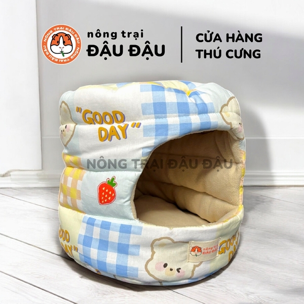 Nhà Ngủ Cho Bọ Ú, Chuột Lang, Thỏ Con, Mèo Con Tổ Ngủ Trú Ẩn Đậu Đậu