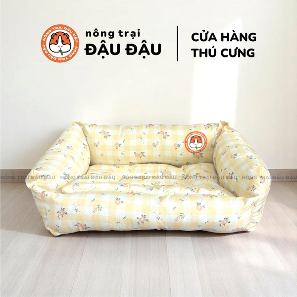 Đệm Sofa Cho Bọ Ú, Thỏ, Chó, Mèo, Thú Nhỏ Đệm Vải Thoáng Mát Phù Hợp 4 Mùa