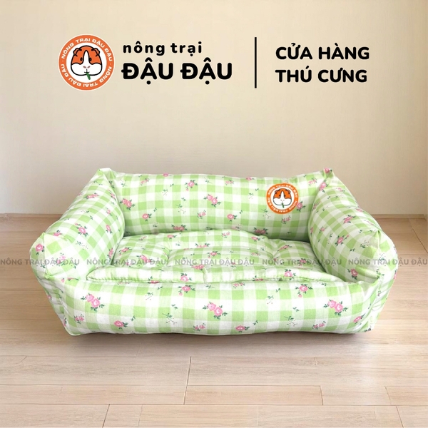 Đệm Sofa Cho Bọ Ú, Thỏ, Chó, Mèo, Thú Nhỏ Đệm Vải Thoáng Mát Phù Hợp 4 Mùa