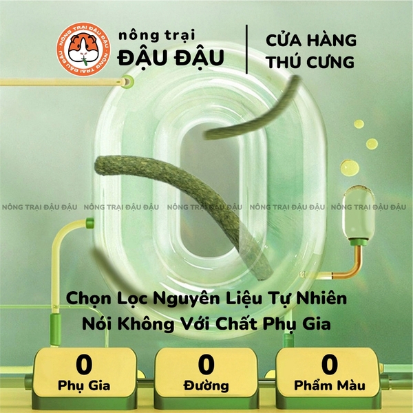 Bánh Cỏ Timothy Cho Thỏ, Bọ Ú, Chinchilla Bổ Sung Dinh Dưỡng Niu Chong