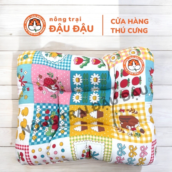 Đệm Cho Bọ Ú, Thỏ, Chinchilla, Thú Nhỏ Đệm Phồng Thoải Mái Thoáng Mát