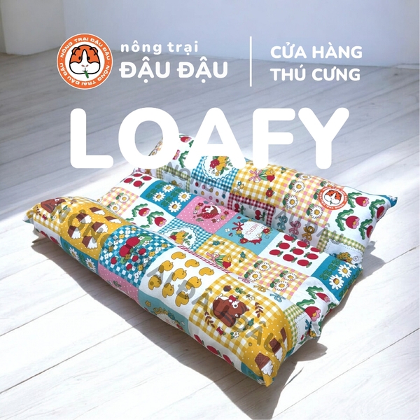 Đệm Cho Thỏ, Bọ Ú, Chó, Mèo Đệm Hop n' Flop Đậu Đậu